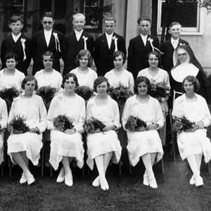 Our Lady of Mt. Carmel 8th grade graduation (Approx. 1932)