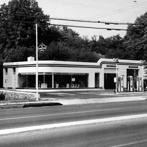 Pospisils Service Station, 1940s