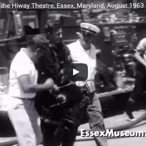 Fire at the Hiway Theatre, Essex, Maryland, August 1963