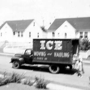 Ice Moving and Hauling Truck, 1950s