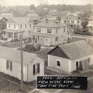 Northwest View of Essex from the Fire Department Tower, 1923