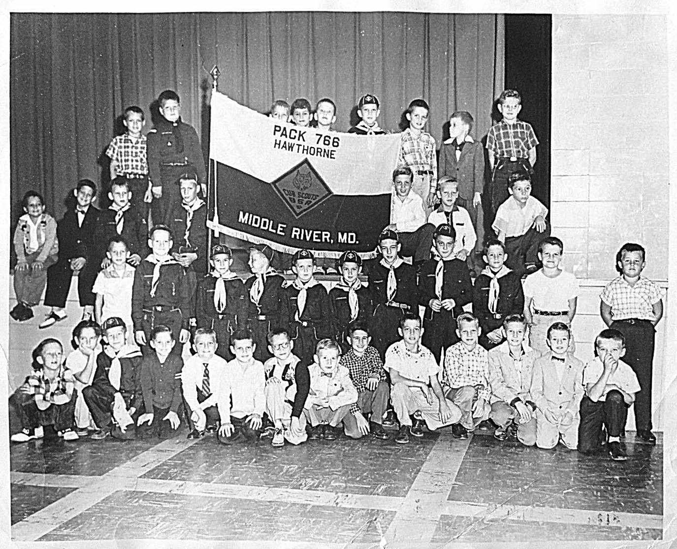 1950s Cub Scouts Pack 766 Hawthorne Middle River Heritage Society of